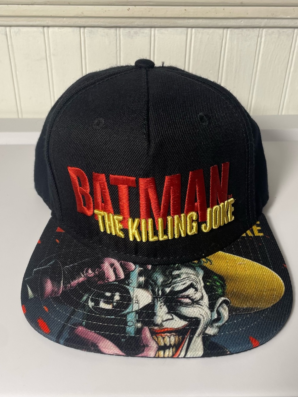 Bioworld - Batman The Killing Joke Joker Black Snapback Hat